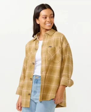 StretchFabric Rip Curl Womens Shirt Desert Dreams Flannel