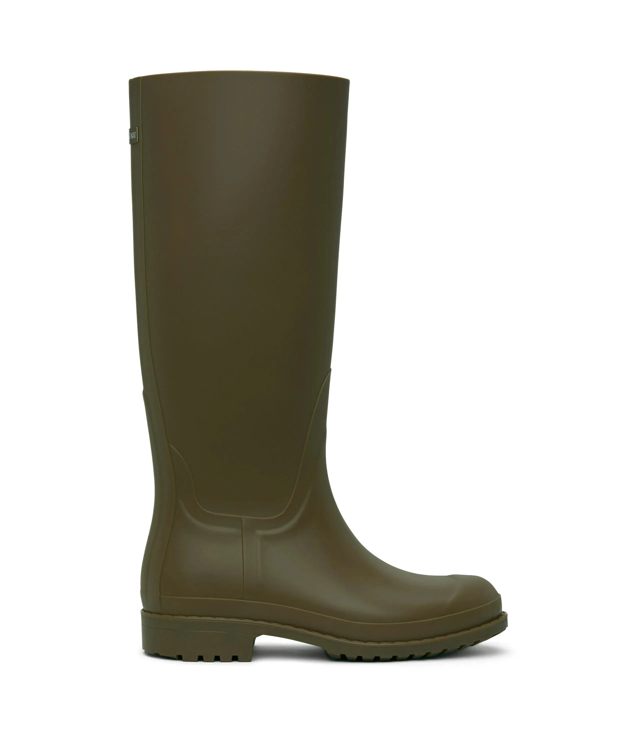 Rugged Built Work Commute 'Otoki' Vegan Chelsea Waterproof Rain Boots by Matt and Nat - Olive