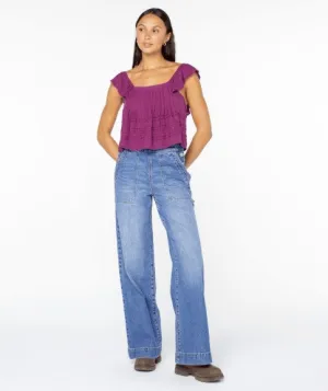 Roxy Womens Shirt Coastal Rays Feminine Touch