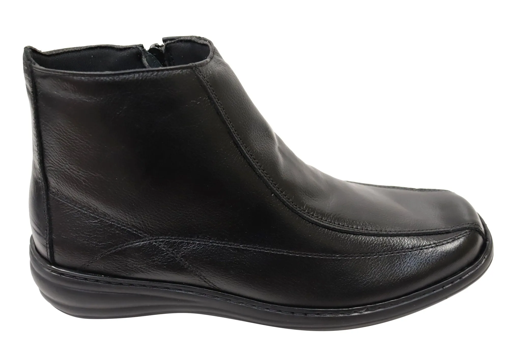 Water Guard Weekend Fit Mironneli Nancy Womens Comfortable Brazilian Leather Ankle Boots