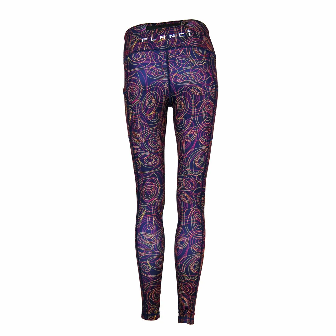 Gentle Fit Flexible Comfort Wear Sale Unisex Leggings | Purple Noodle