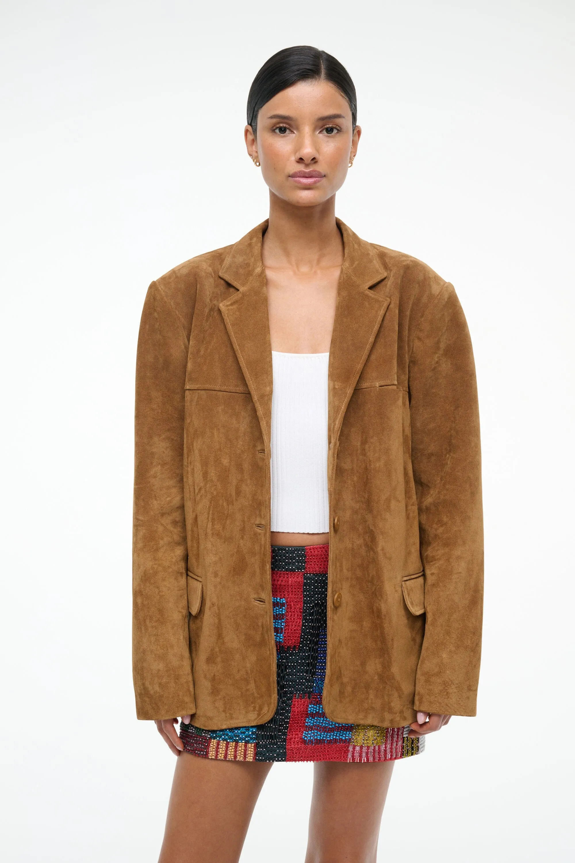 NATALIE SUEDE JACKET | TAN All Purpose Outerwear