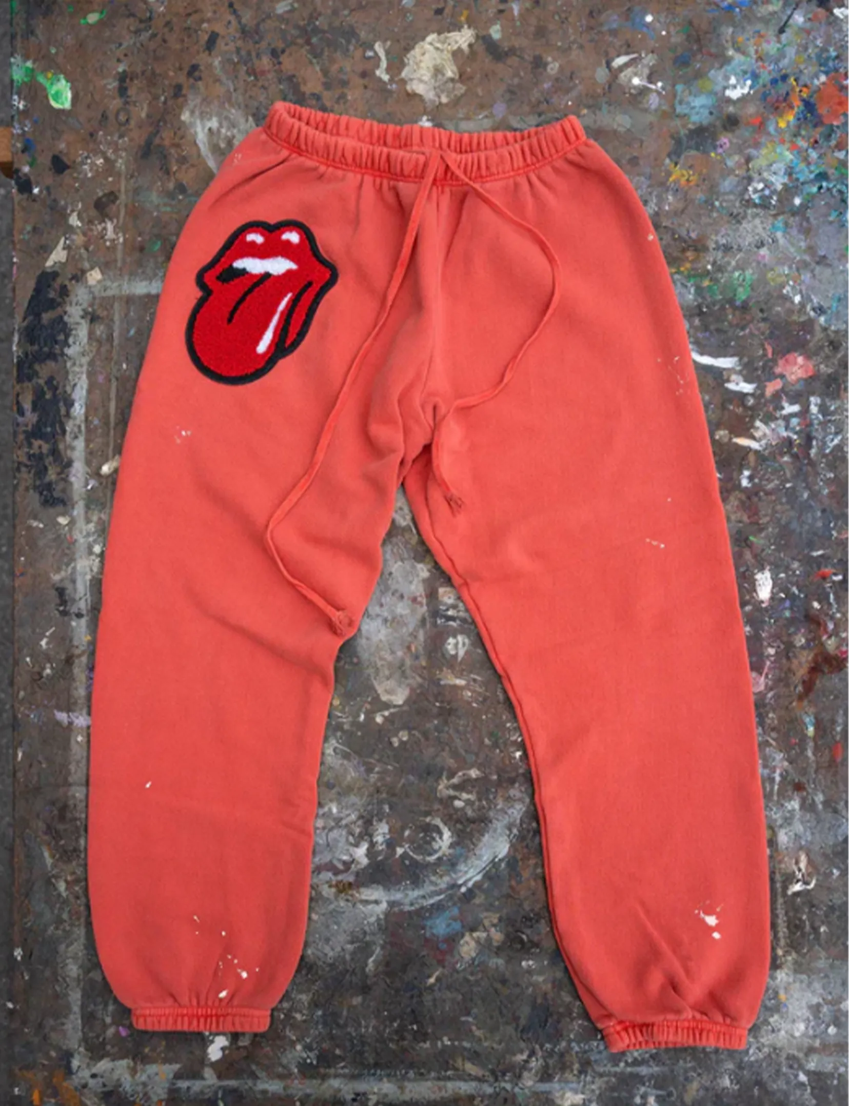 The Rolling Stones Sweatpant, Cherry Flex Fit Casual Comfort Fit