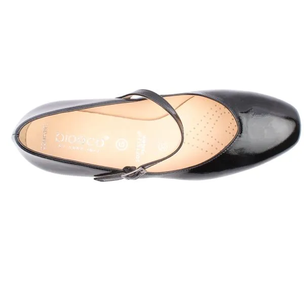 Vegan Heels Holiday Office Shoes Bioeco Womens Shoe 6632 Black Patent
