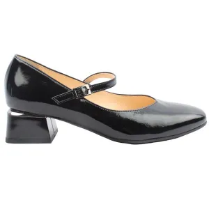 Bioeco Womens Shoe 6632 Black Patent City Energy Power Piece