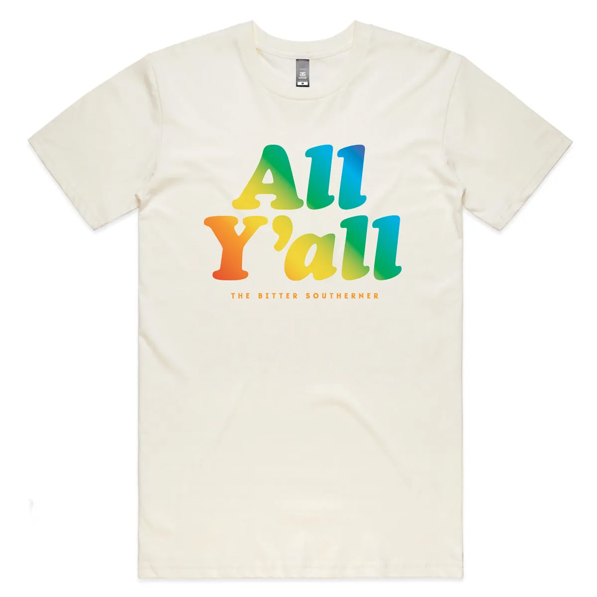 All Y'all Pride T-Shirt (Natural) Cozy Wear Fit