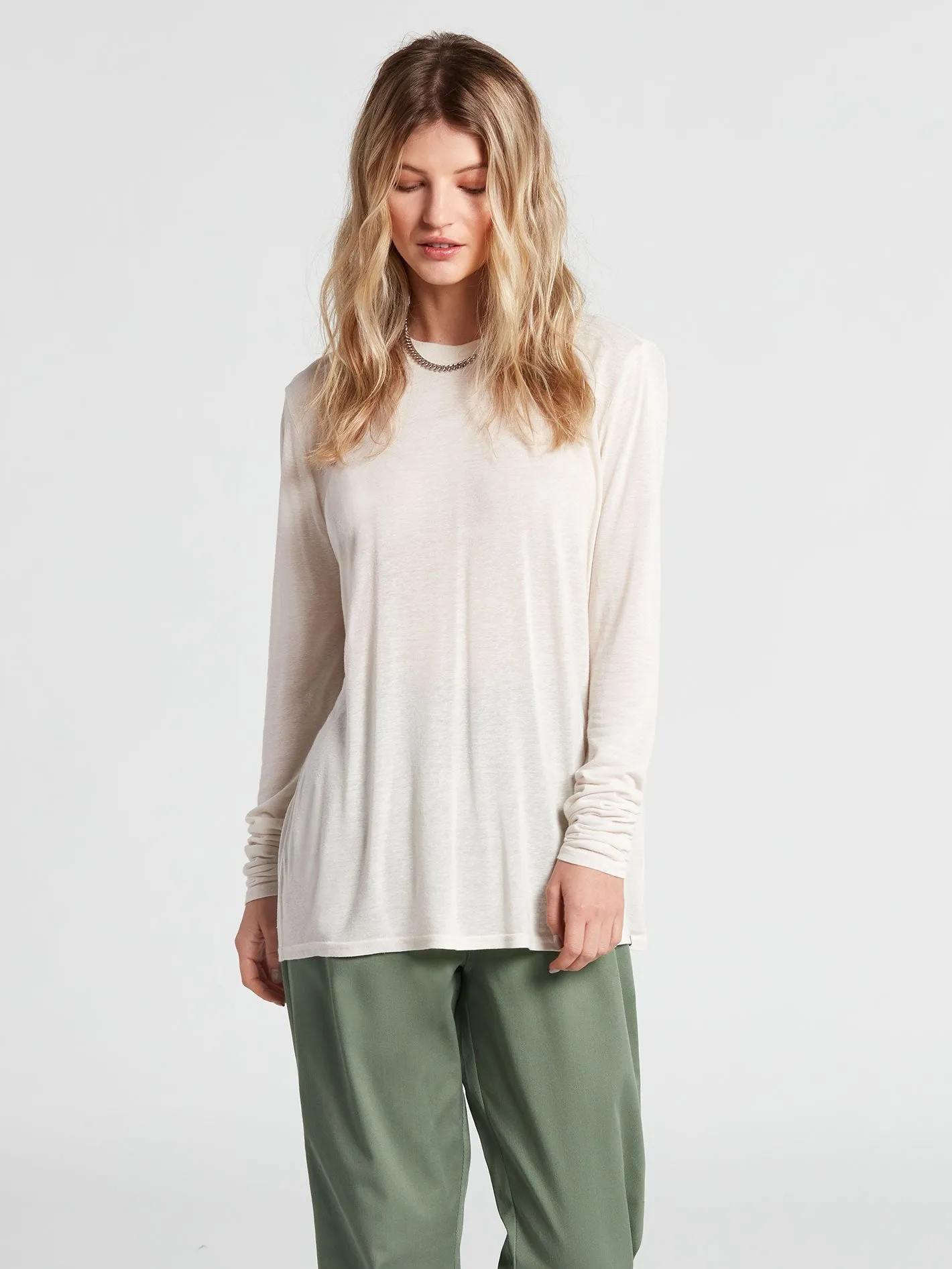 Stylish Casual Volcom Womens Shirt Tern N Bern Long Sleeve