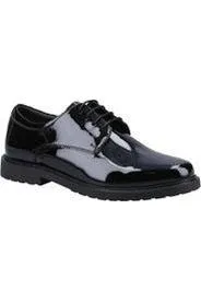 Firm Lock Ergonomic City Adventure Hush Puppies Verity lace up in Black Patent