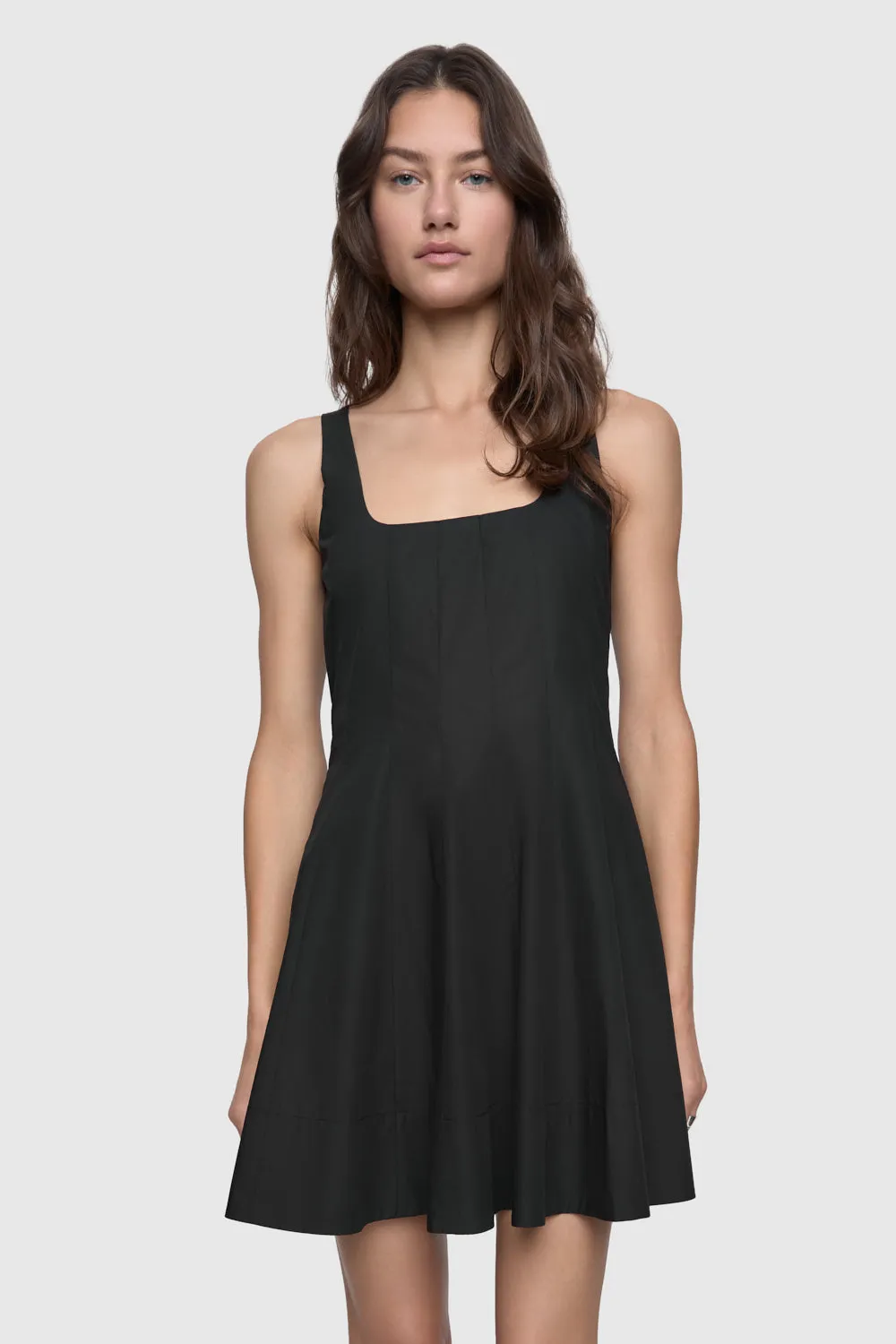 Belted-Style Selena Seamed Dress