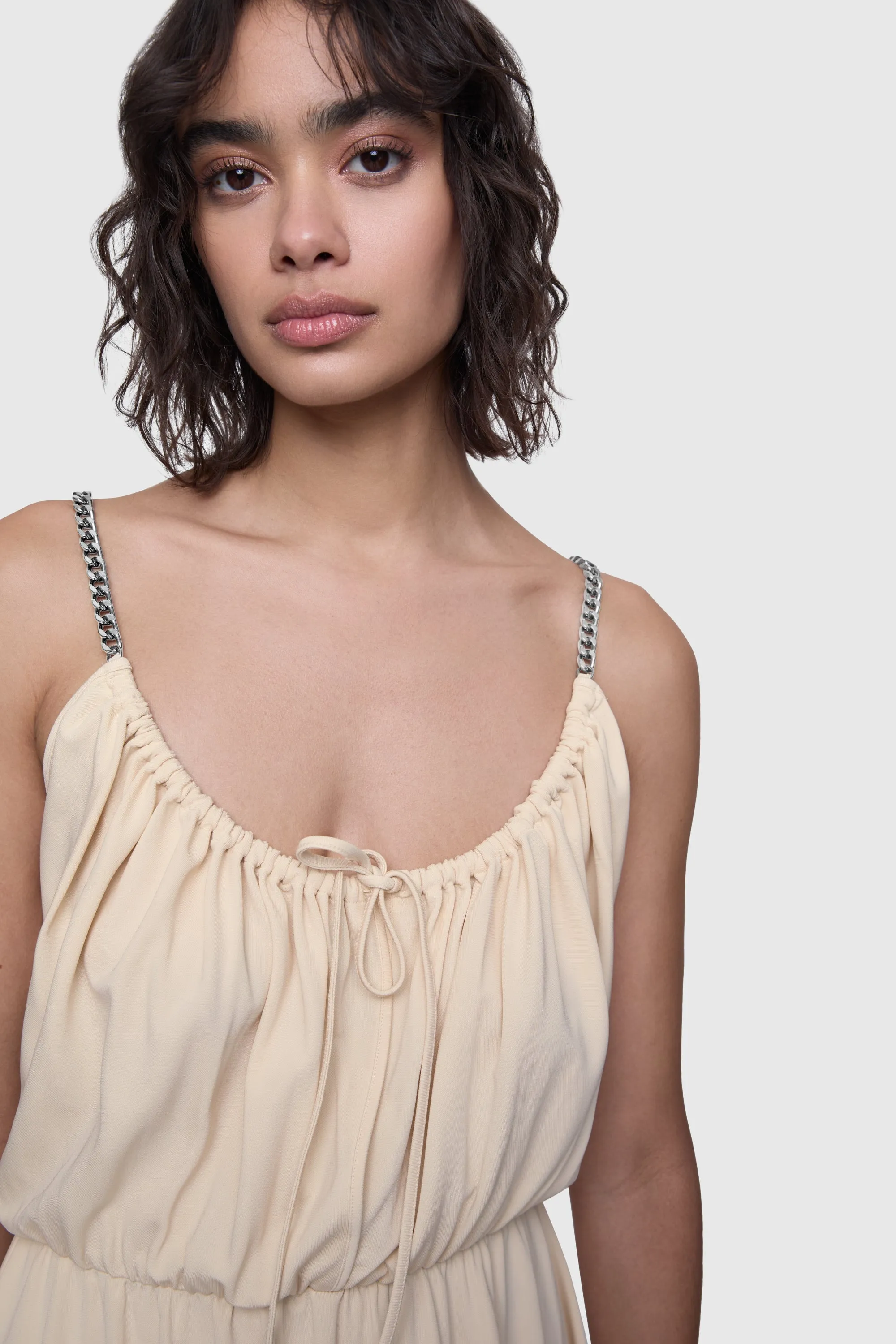 Serena Mini Tie Dress Body Harmony Tiered Skirt