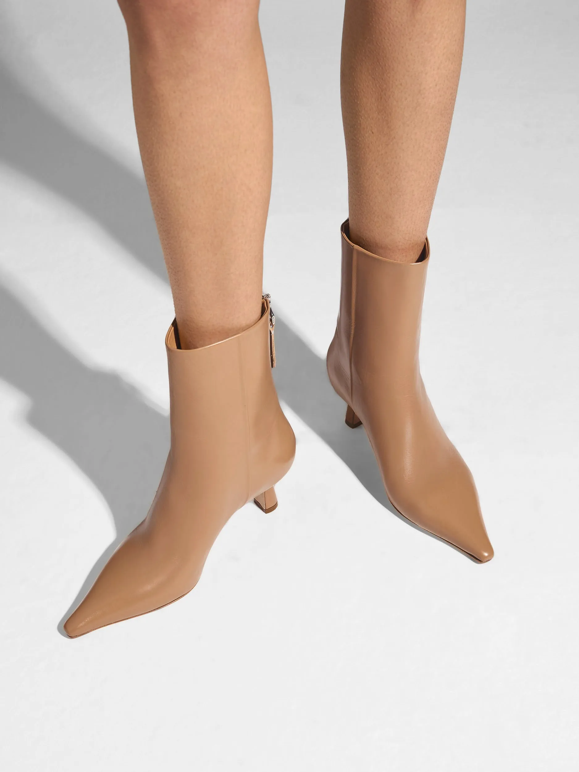 Cushioned Base Rowan Chiseled Ankle Boots