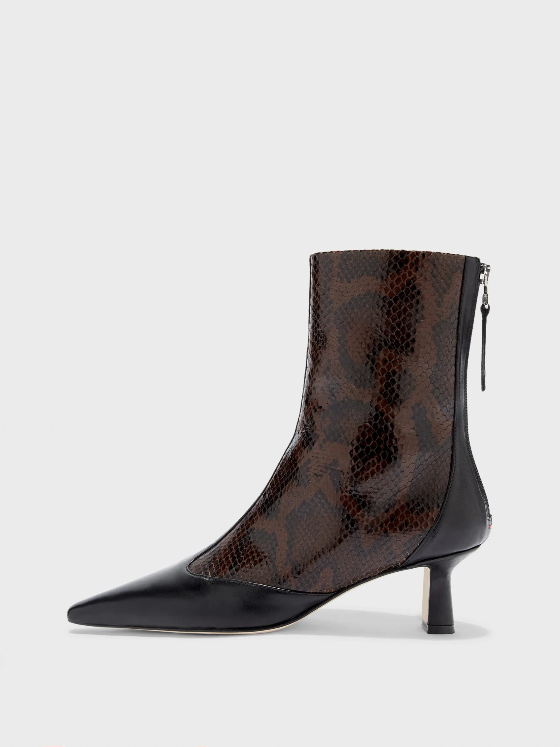 Sila Dual-Toned Boots hypoallergenic Denim Touch