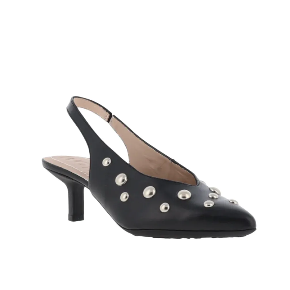 Breathable Lining Dressy Stilettos Wonders Womens Shoe G-7123 Iseo Black