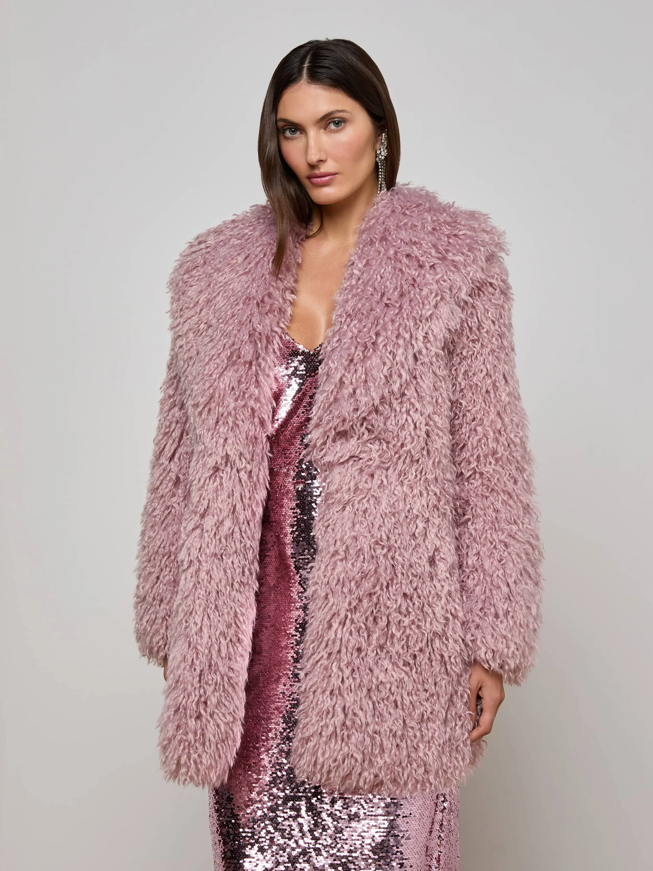 Non Restrictive Mobility Toira Faux Fur Coat