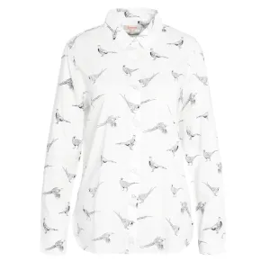 Foldable Hem Lightweight sweater Barbour Womens Safari Shirt Pheasant Print