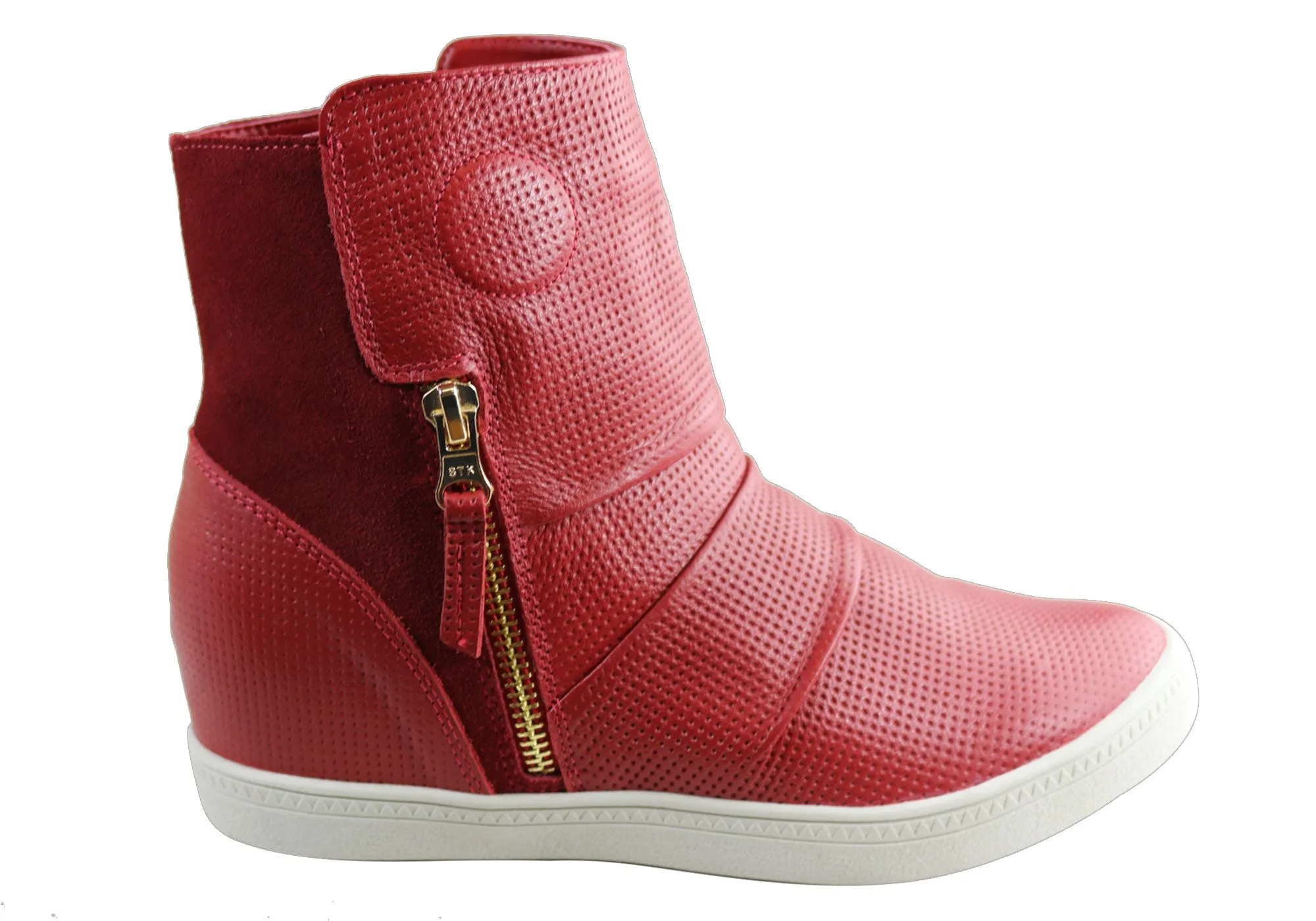 Elastic Built For Comfort Orcade Siena Womens Comfortable Leather Ankle Boots Made In Brazil