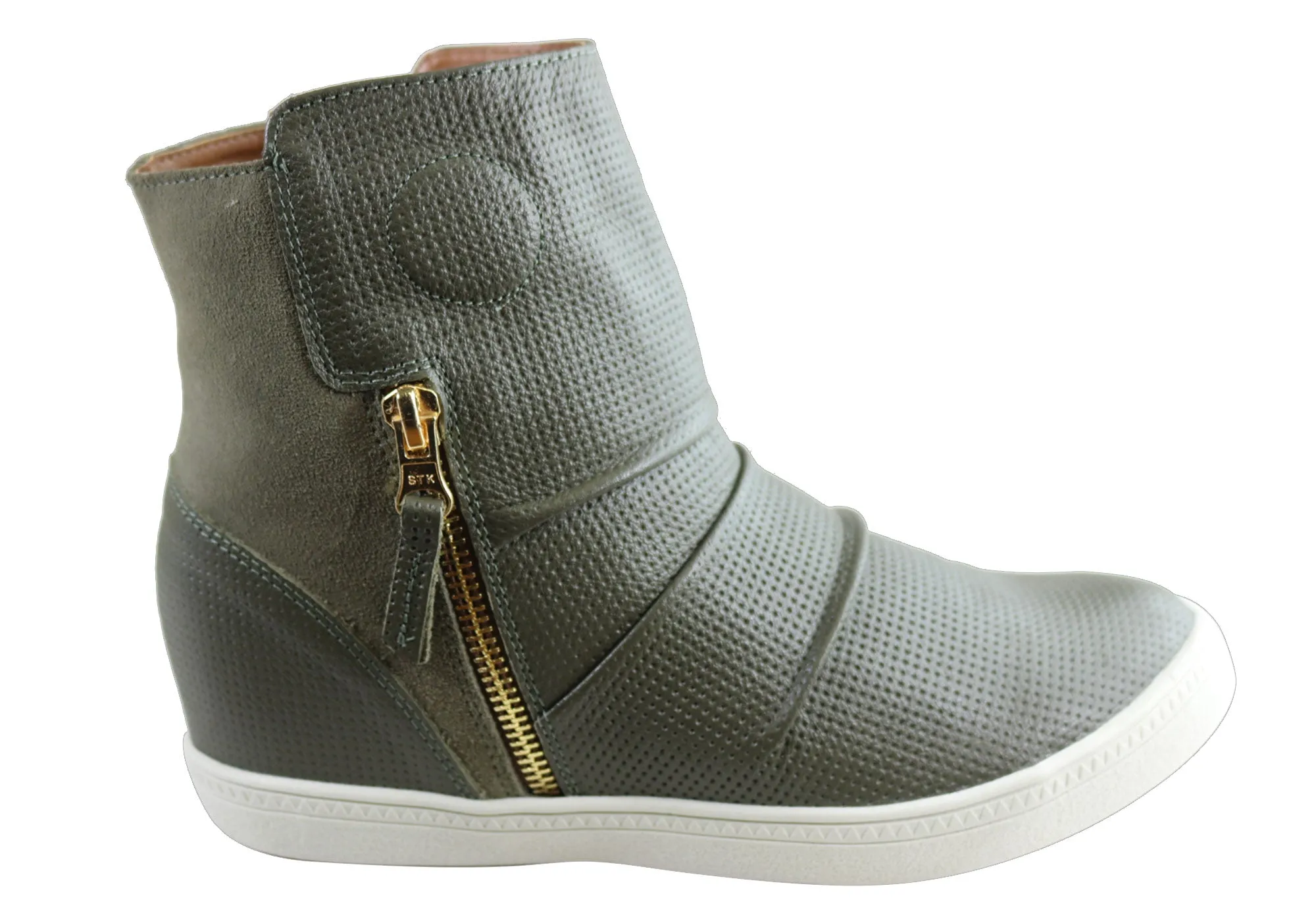 Orcade Siena Womens Comfortable Leather Ankle Boots Made In Brazil Eco Material Rough Trail Hiker Protective Upper