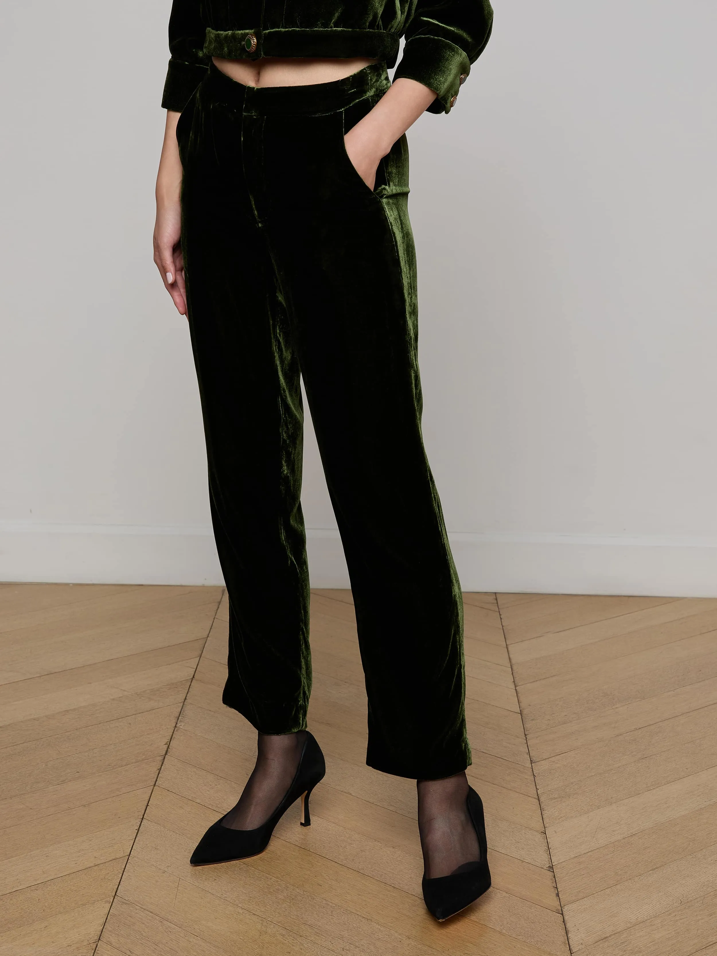 SecureZipperClosures Rebel Velvet Trouser