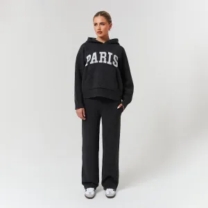 Paris Knit Tracksuit | Charcoal Marl Plane Mood