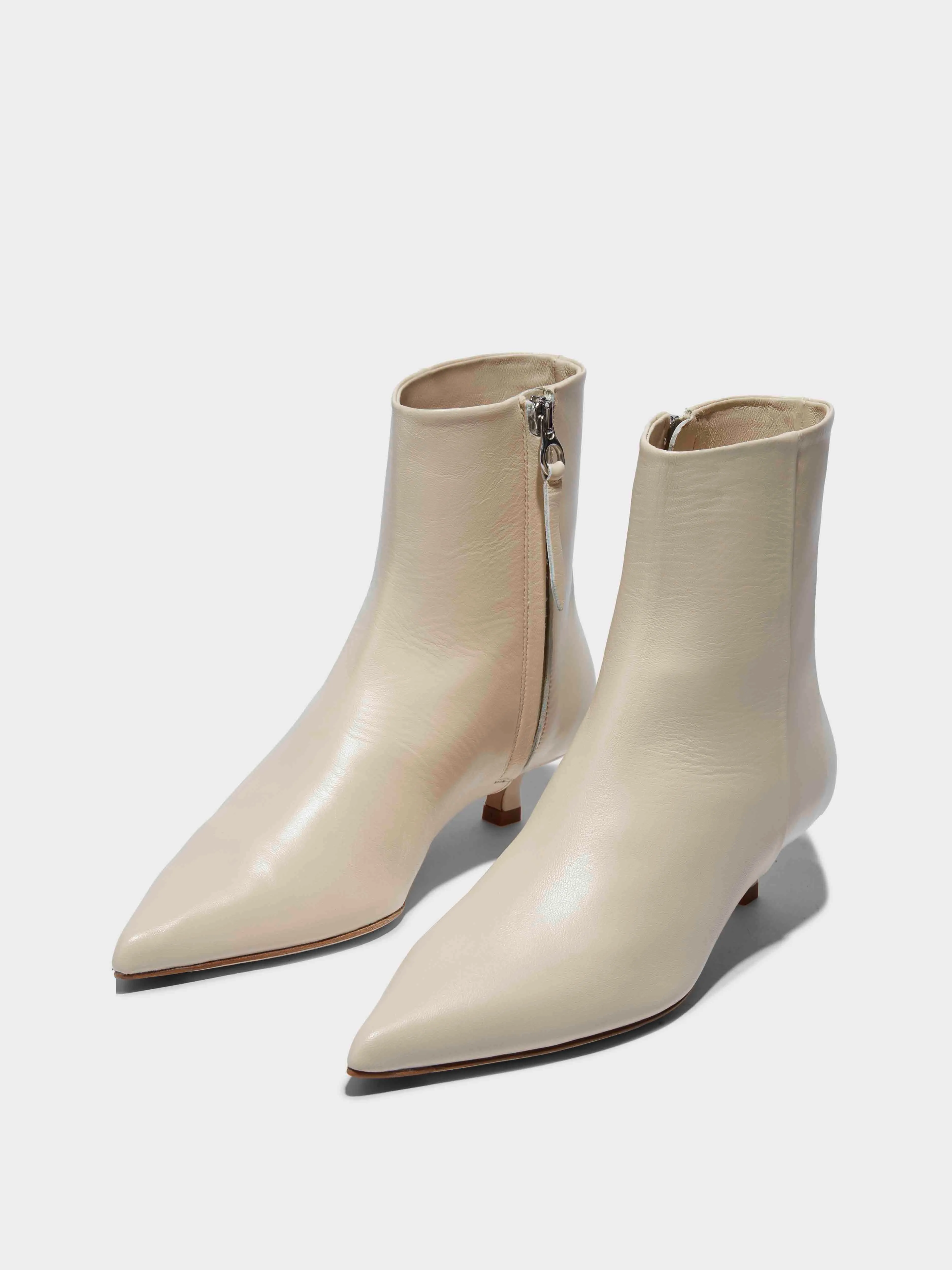 Waterproof Work Commute Sofie Leather Ankle Boots