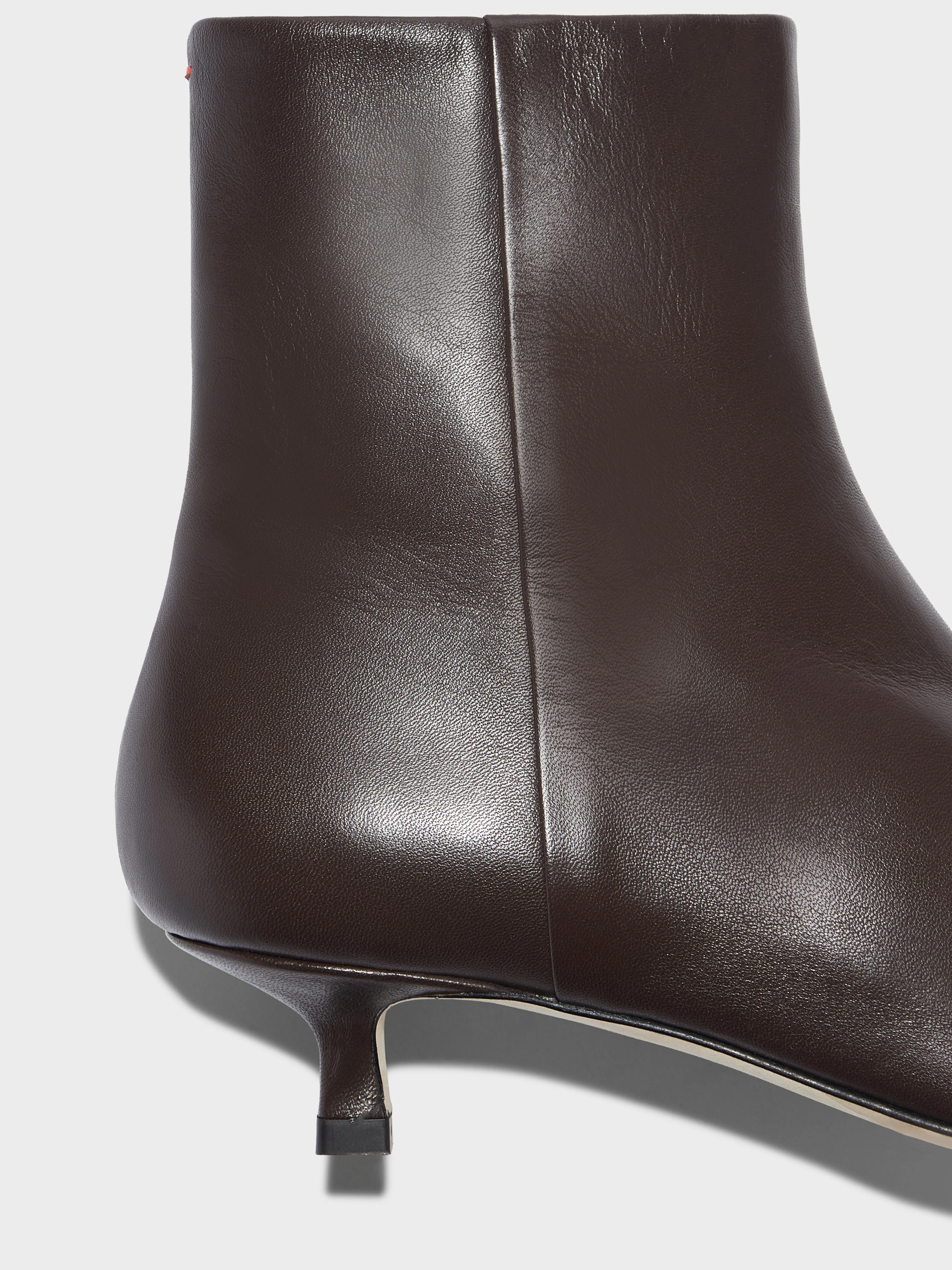 London Edge Sofie Leather Ankle Boots