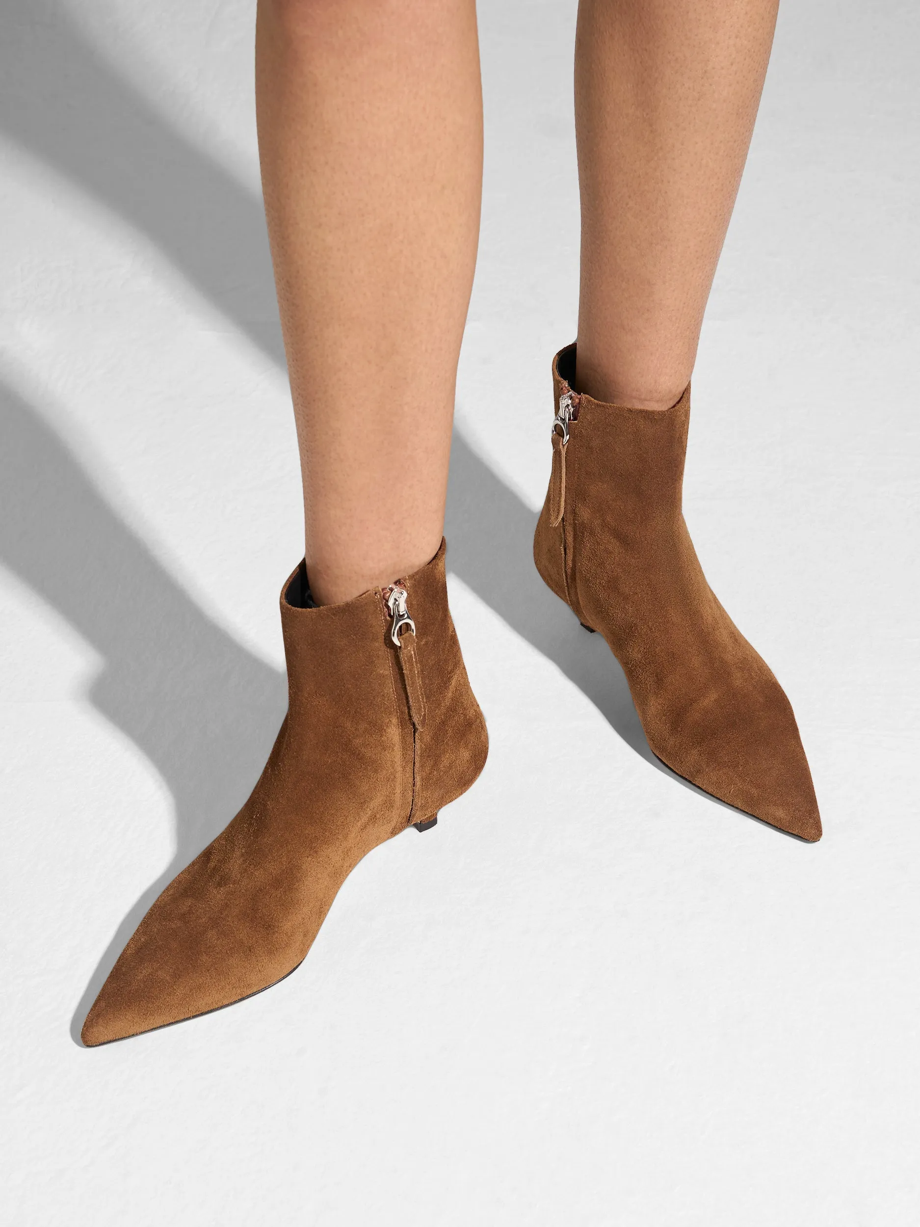 Animal Spot Sofie Suede Ankle Boots