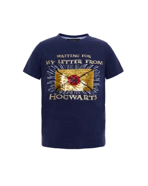 Casual Everyday Kids "Waiting For My Letter" Sequin T-Shirt