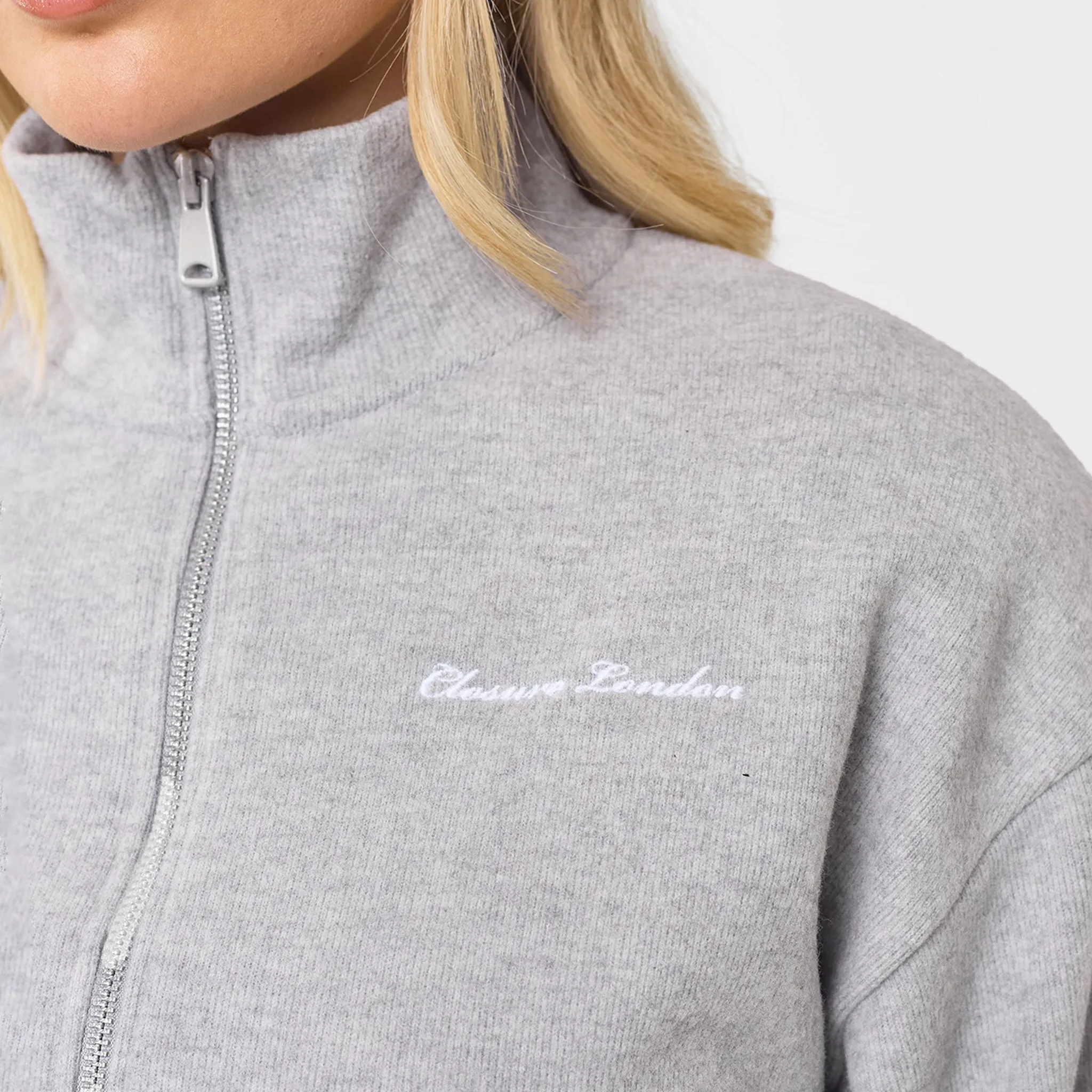 Soft Knit Bomber I Grey Marl Legend Glow Heart Soul