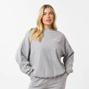 Soft Knit Crewneck I Grey Marl SkinFriendlyElastic