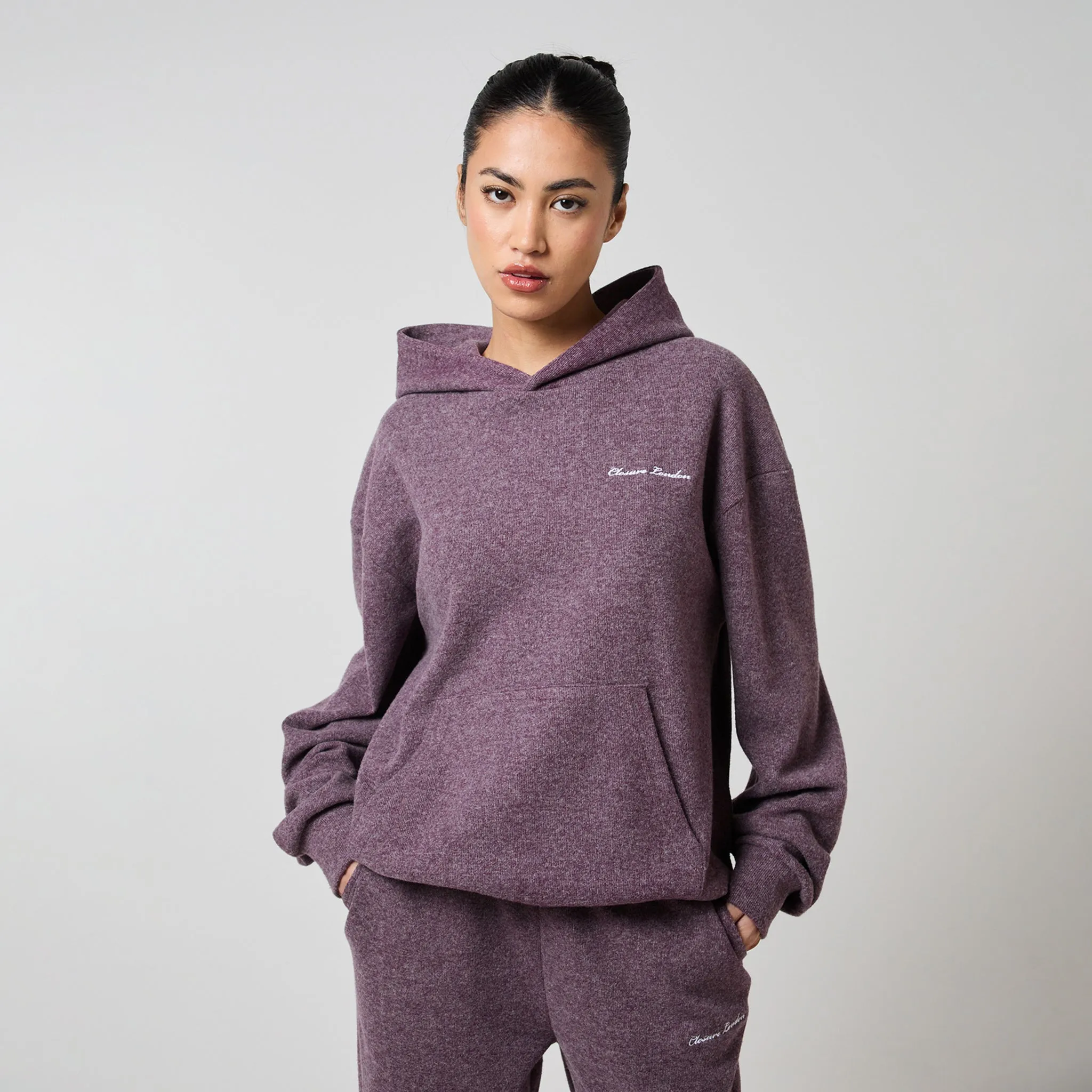 Soft Knit Tracksuit I Dark Cherry Earth Fit