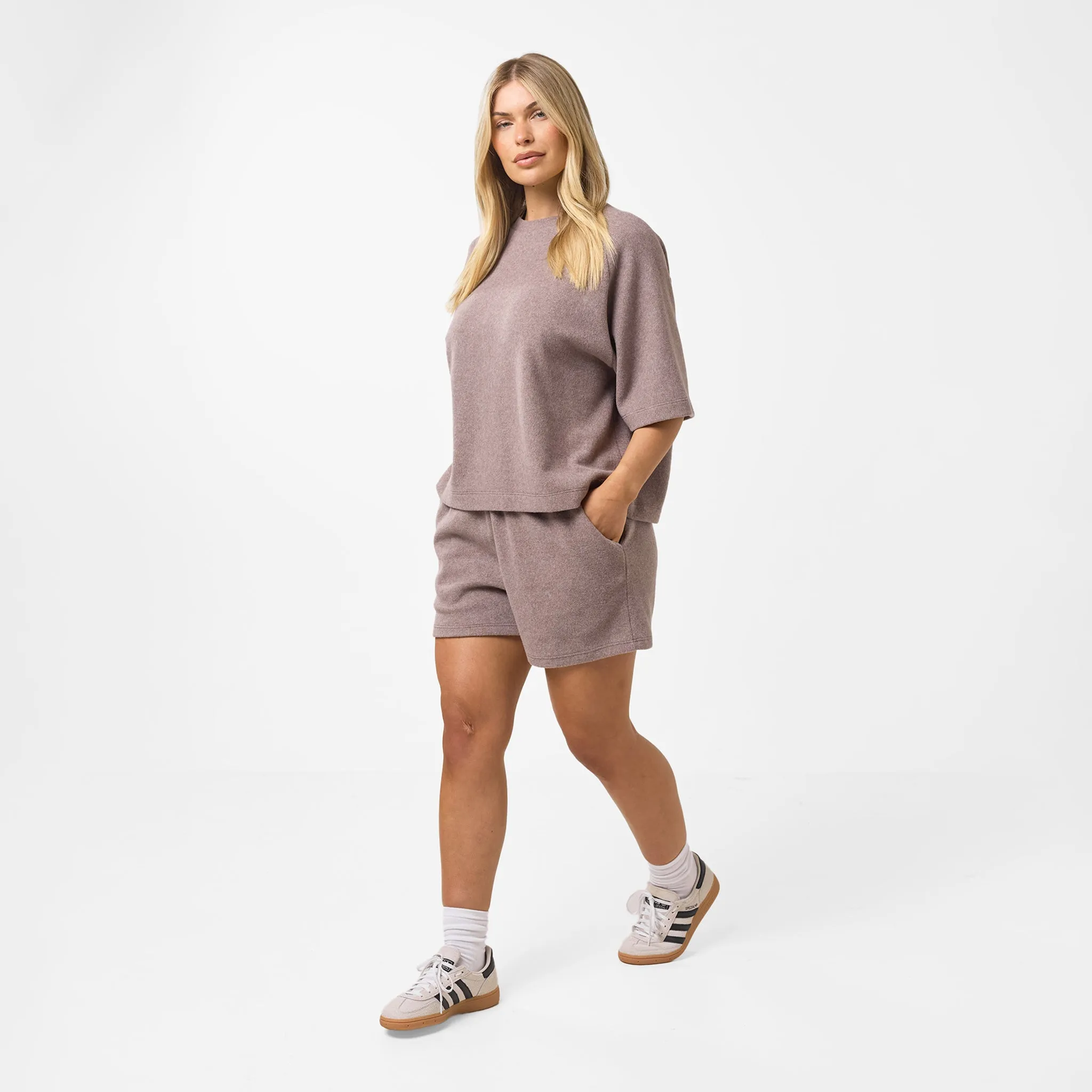 Soft Knit Twinset | Brown SnagFree Surface