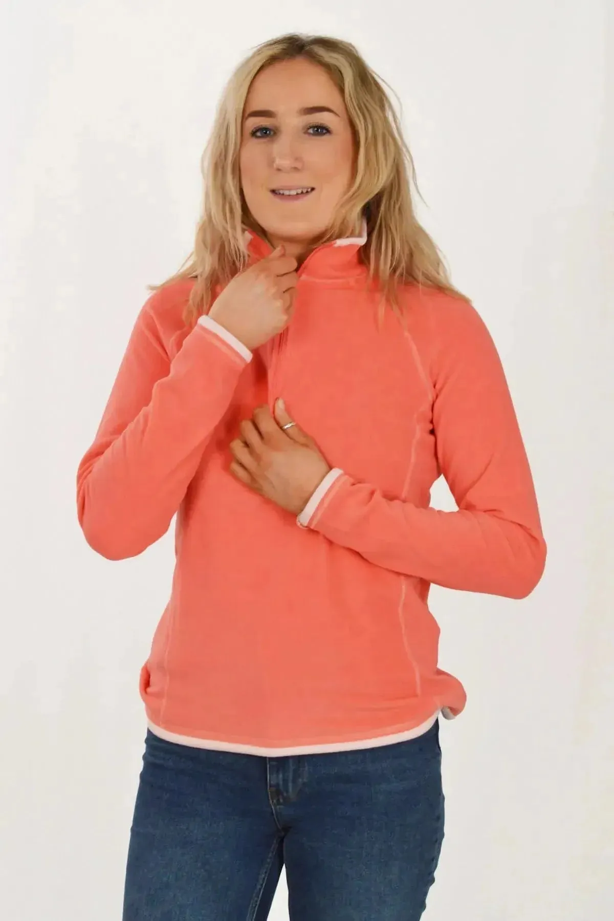 Loungewear Friendly Soft Lightweight Half Zip Fleece