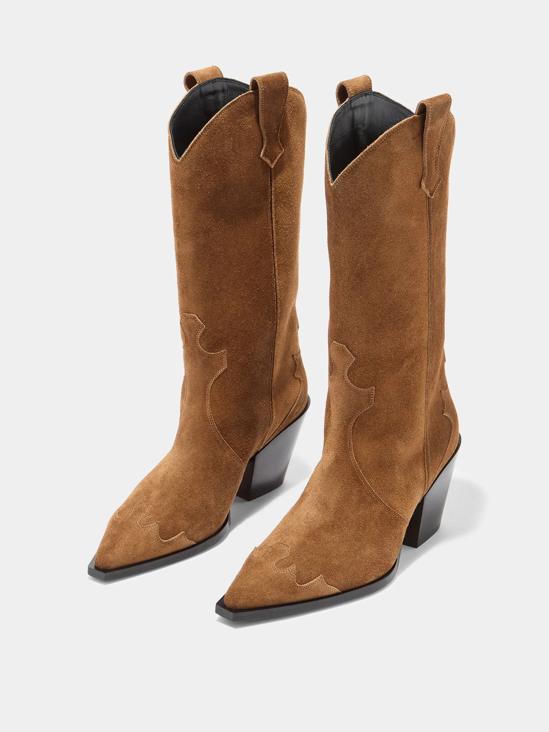 Insulated Rainy Days Ariel Suede Cowboy Boots