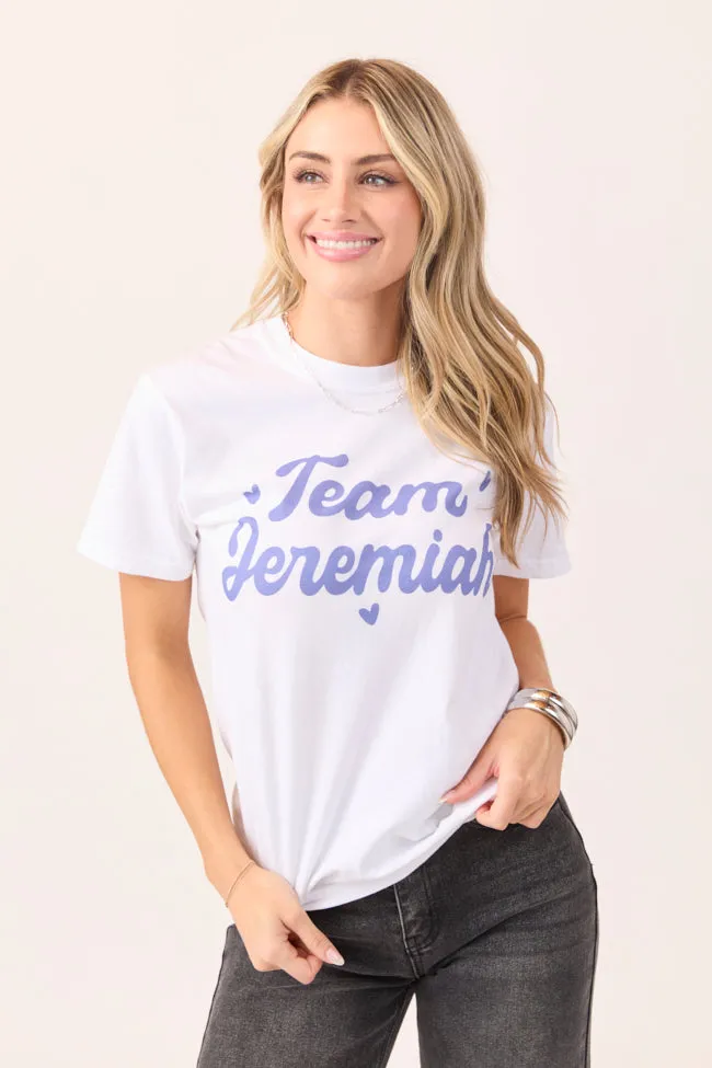 Team Jeremiah White Graphic Tee Active Outfit