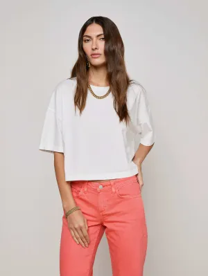 Daria Oversized Cropped Tee Holiday Trend