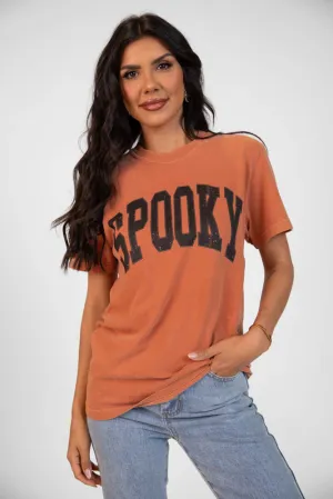 Spooky Block Rust Graphic Tee SALE Everyday Wearable AntiPillingTreatment