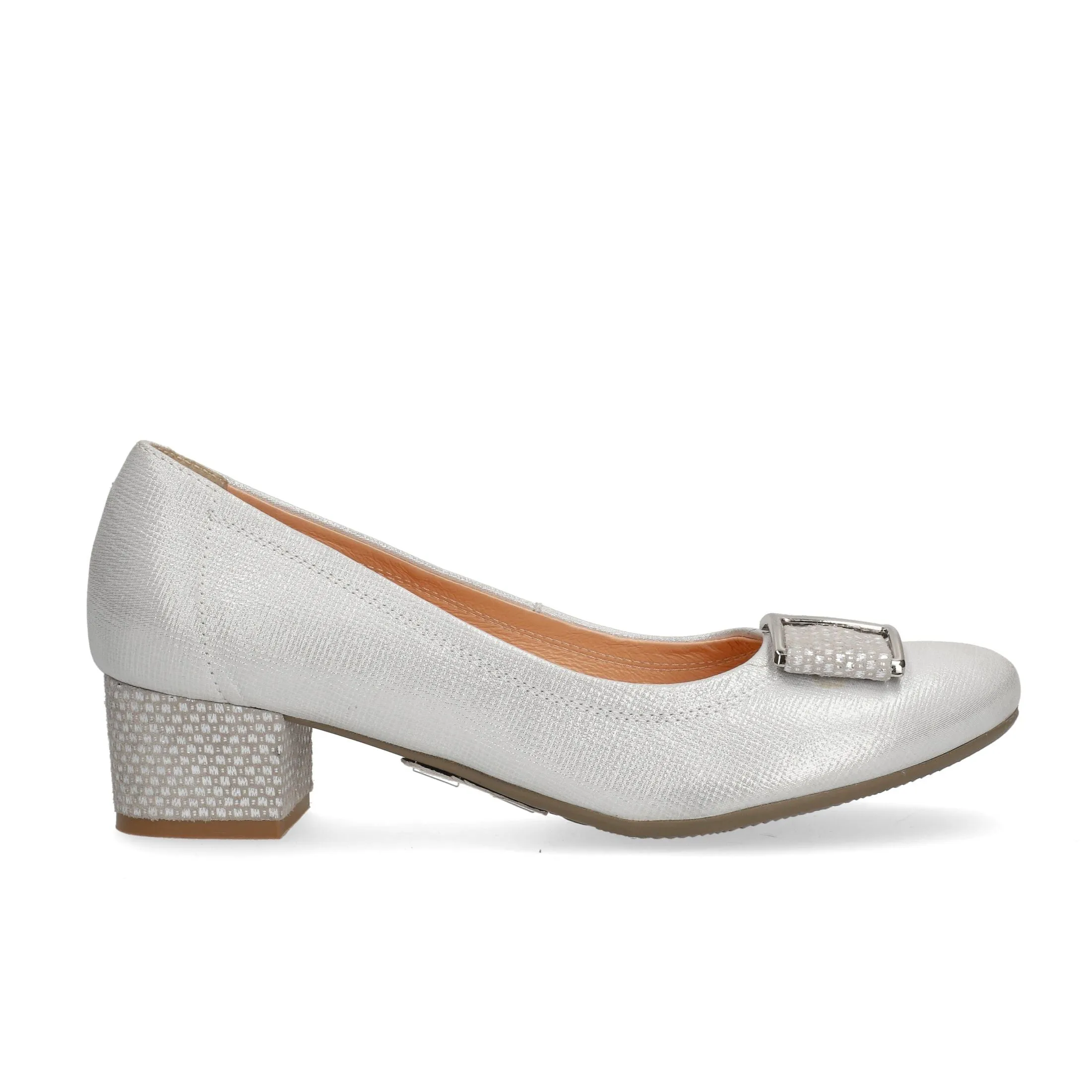 quick dry Happy Mood Bioeco Womens Shoe 5632 Silver Shimmer