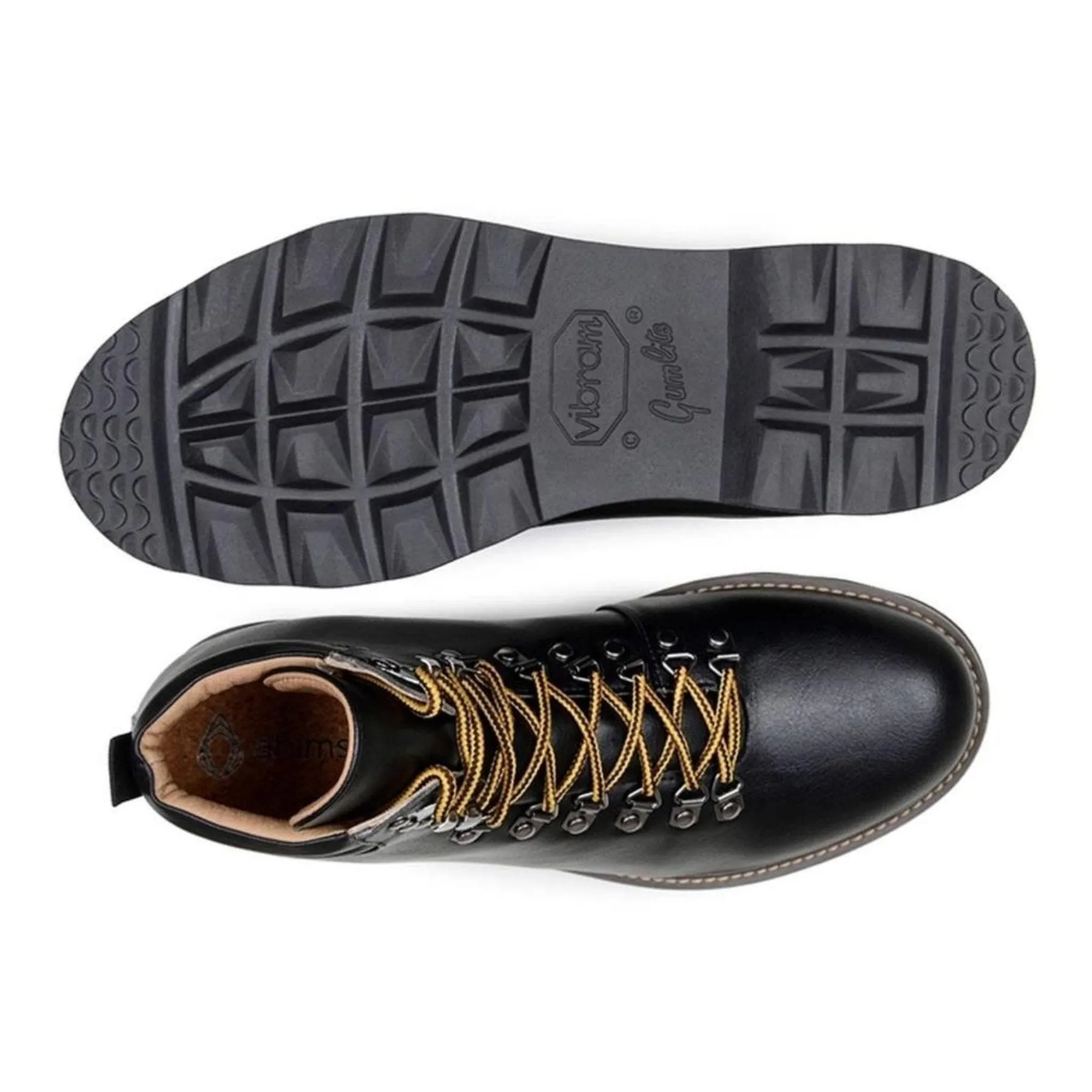 High-Top Style 'Jeffery' Unisex Boots by Ahimsa - black