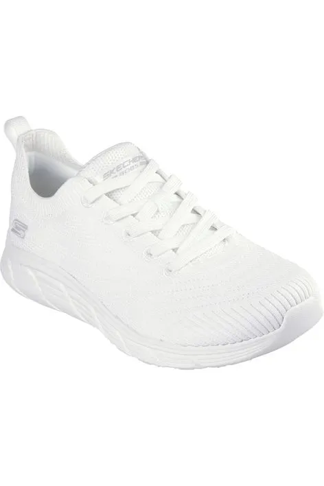 Reinforced Seams Month Strong Skechers Ladies 117591  BOBS BFLEX LOGRACEFUL STRIDE in White