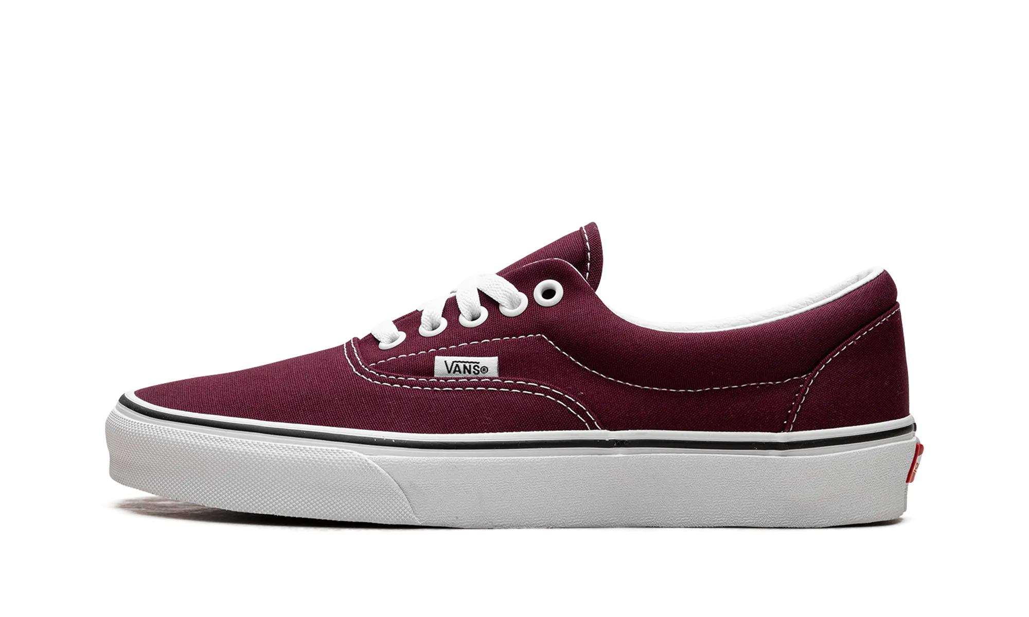 Earth Tone Quick Lace Mechanism Vans Era "Red"