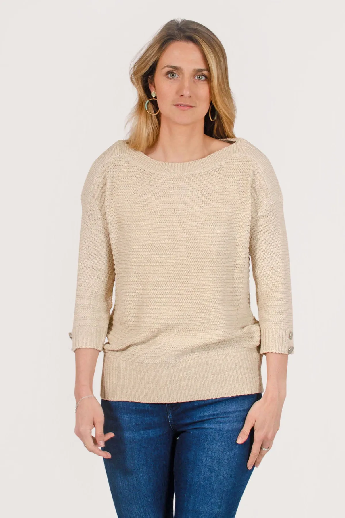 Work Day Fast Drying Material Boat Neck Spring Jumper