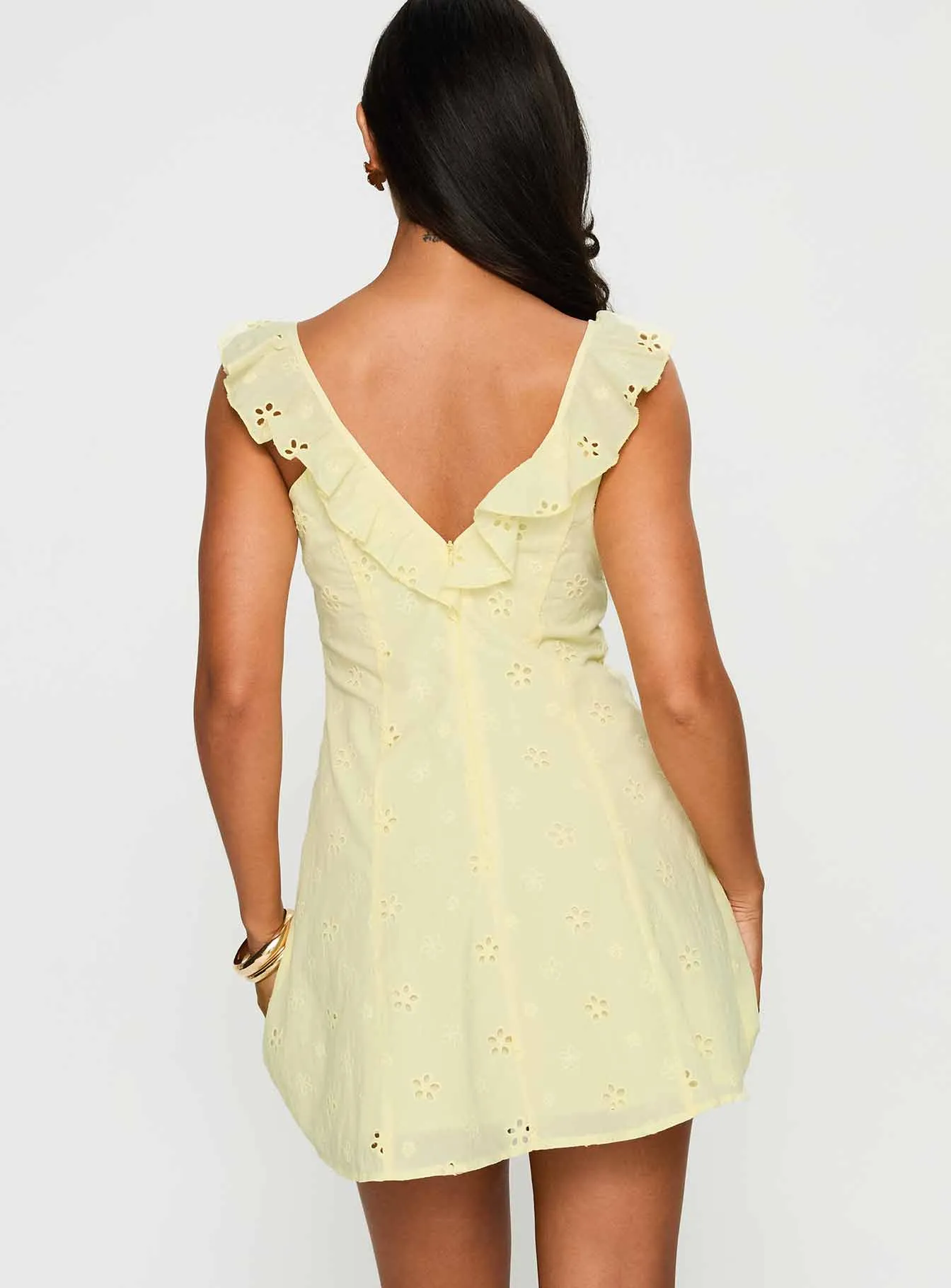 Relaxed Fit Fit Choice Sunbather Mini Dress Yellow