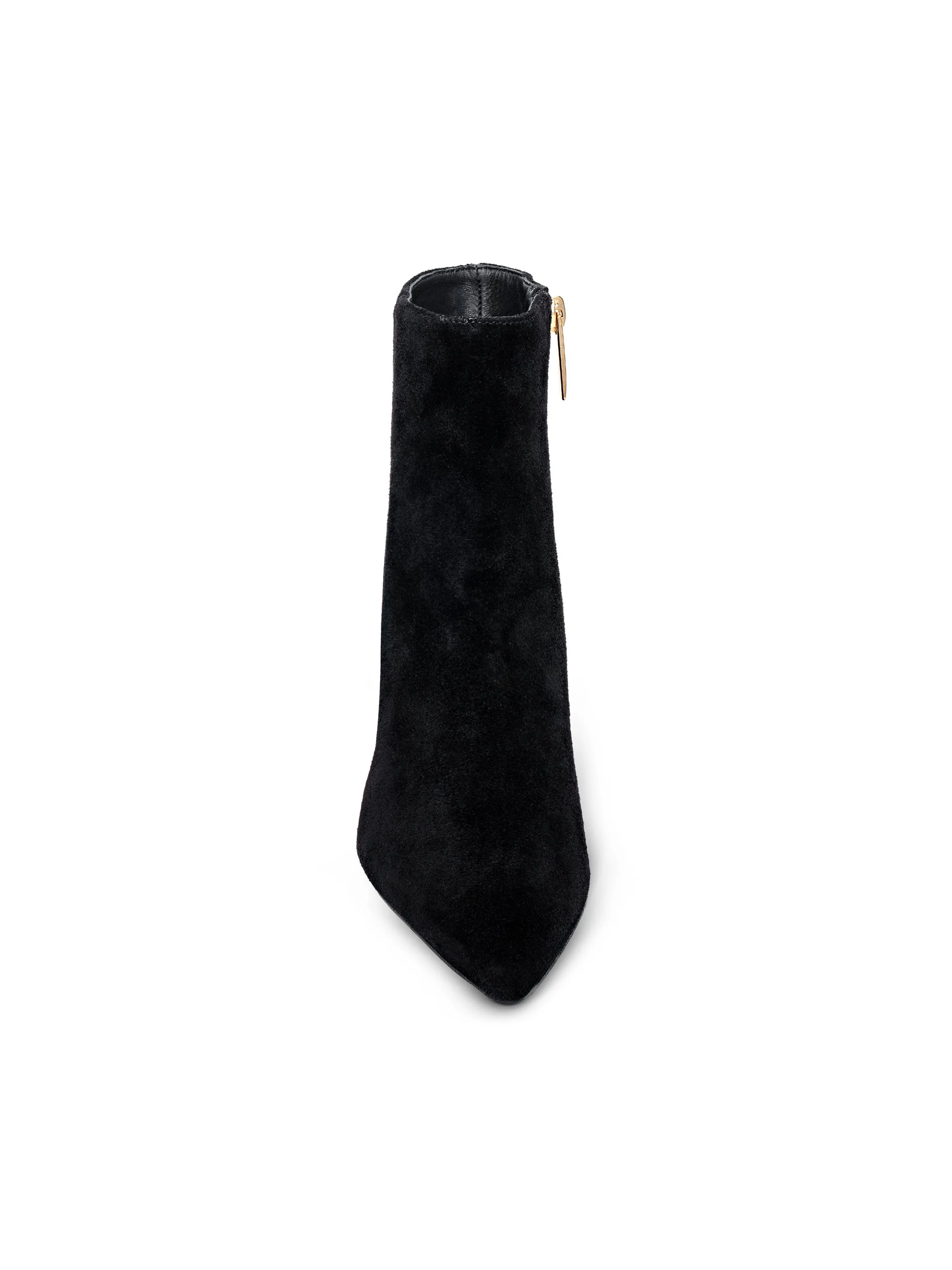 Sylvie Suede Bootie clean design On The Move