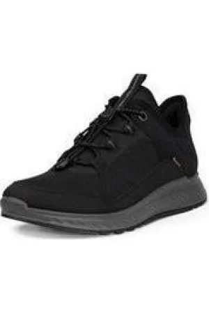 ECCO Exostride Waterproof Black 835333 00001 black Low Profile Adventure Journey Closed Toe Design
