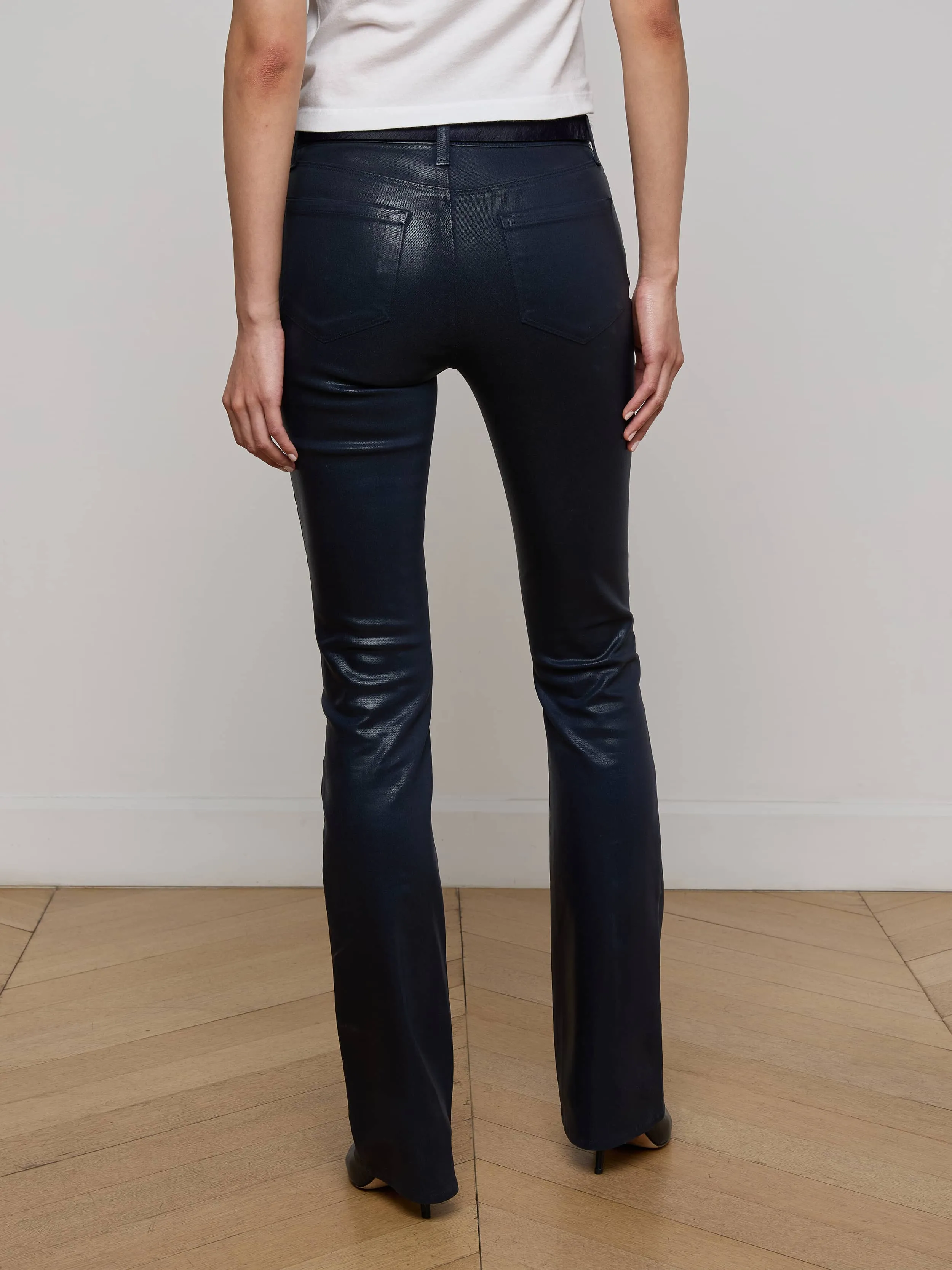 Selma Coated Bootcut Jean Tangle Free Cuffs Sporty Vibe