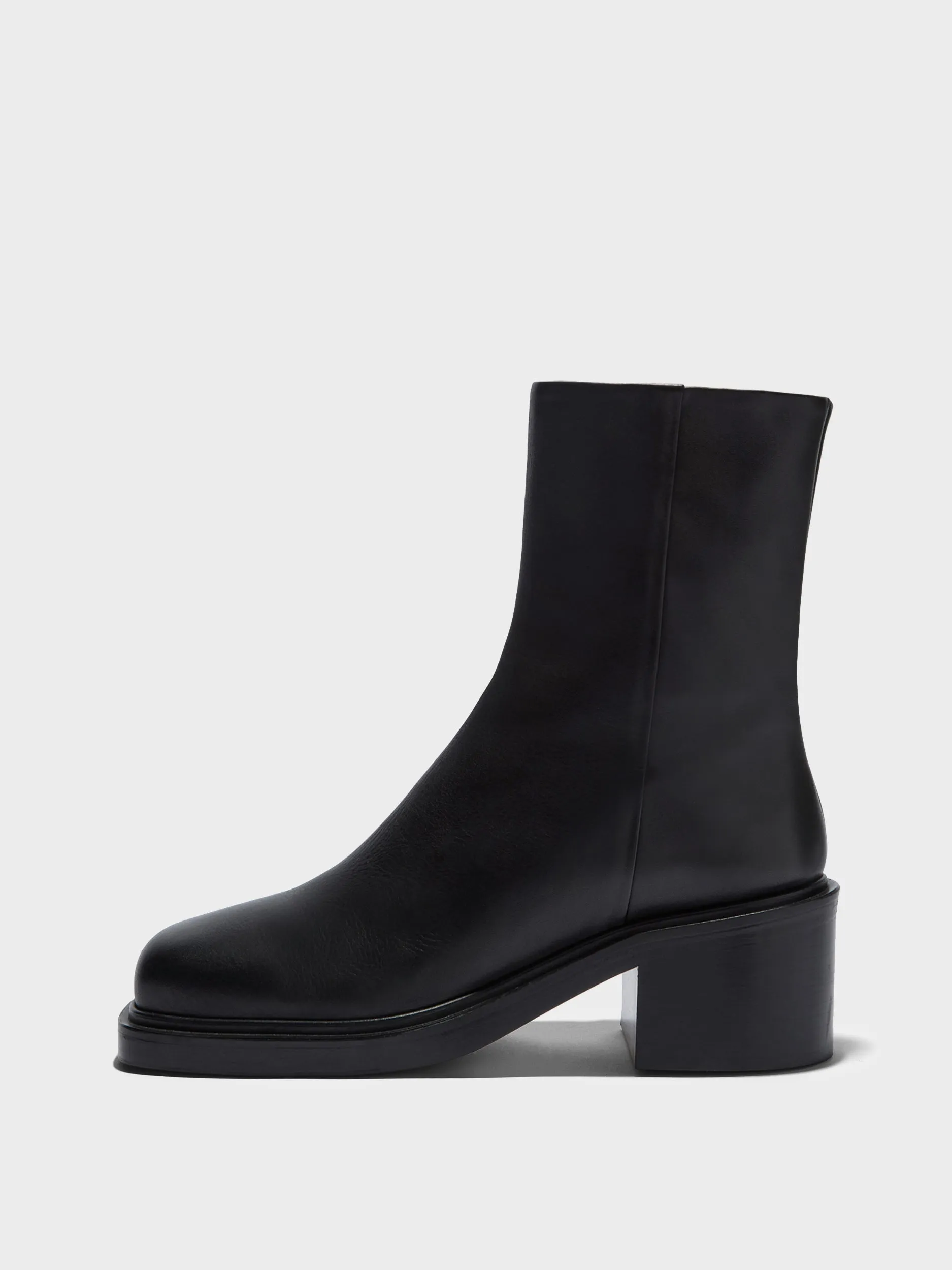 Teddy Block Heel Boots Cushioned Step River Crossing Everyday Protection