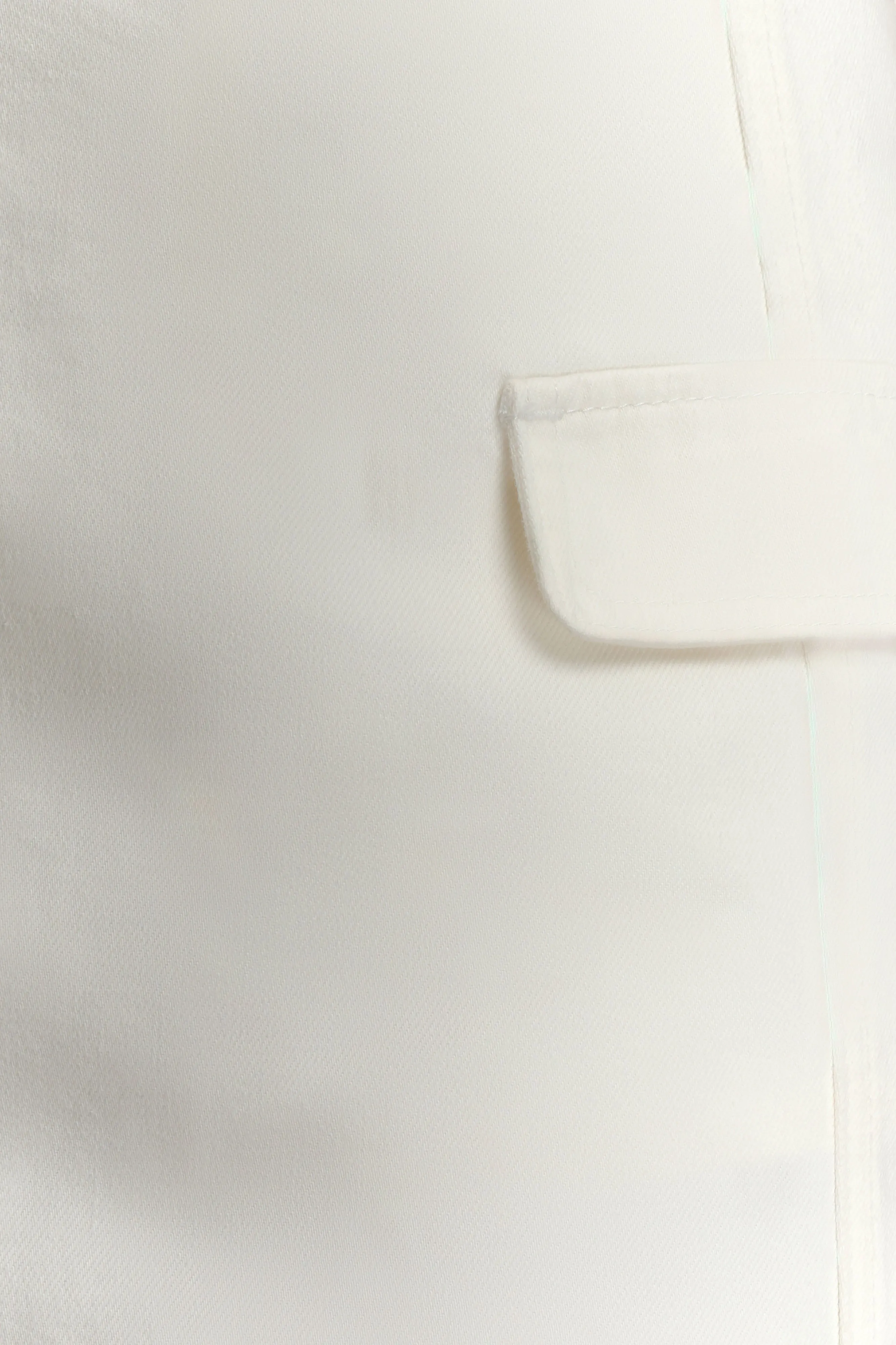 Quick Dry Technology Poolside Wear Rosalyn Mini Denim Skort - White