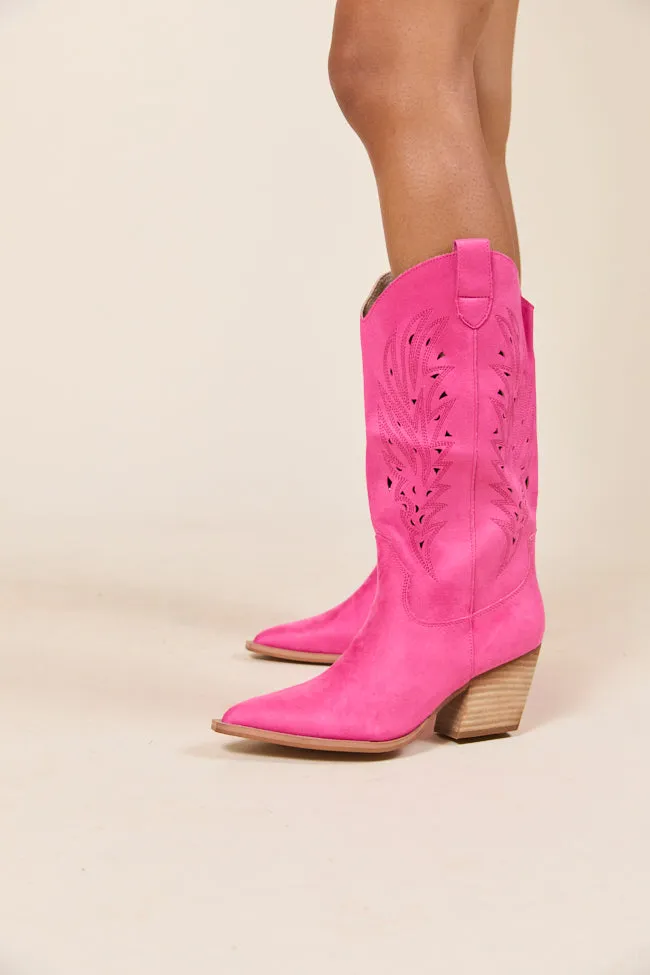 Multi Terrain Durable Shell Comfort Seeker The Perfect Pink Cutout Cowboy Boots Just Classically Cassidy X Pink Lily