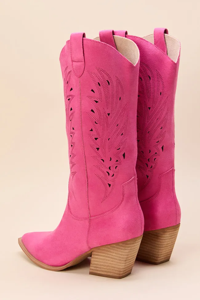 Hard wearing The Perfect Pink Cutout Cowboy Boots Just Classically Cassidy X Pink Lily