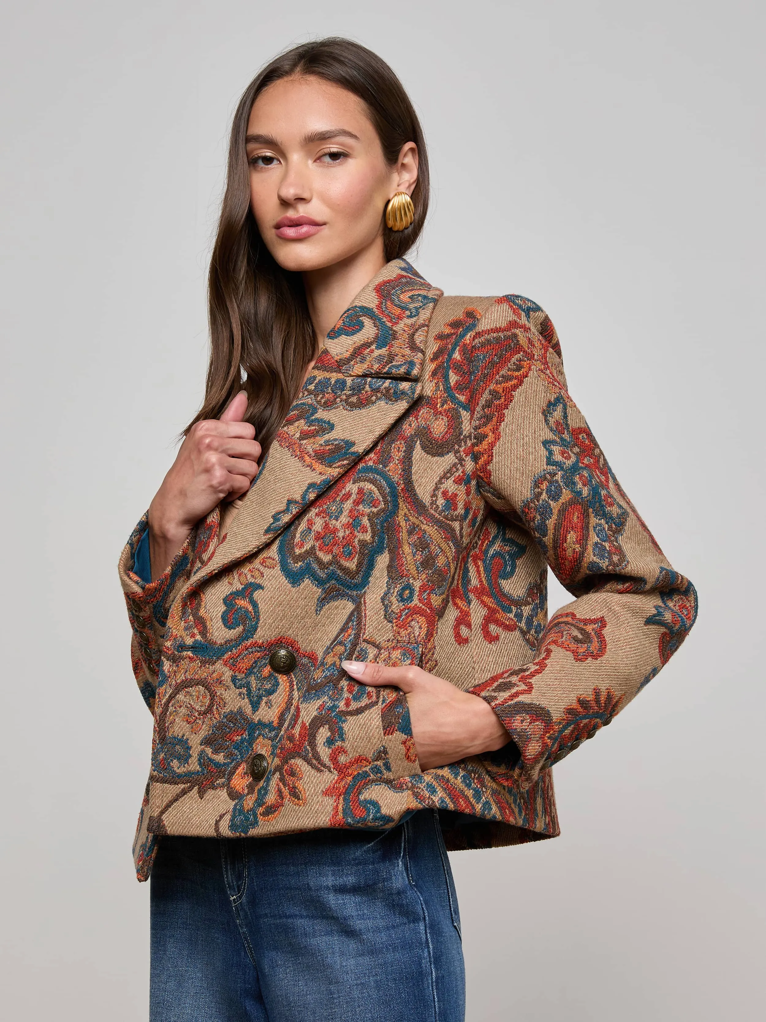 Shawl Lapel Kelsey Peacoat